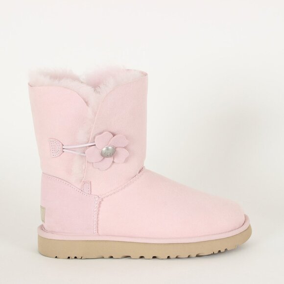 NWT - UGG Bailey Button Poppy Boots - Seashell Pink🩷🫧 - Picture 4 of 6
